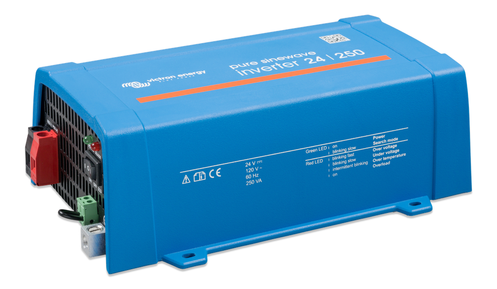 Inverter 24V 250VA 120V VE.Direct NEMA 5-15R (right) 