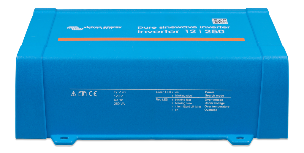 Inverter 12V 250VA 120V (sidetop) 