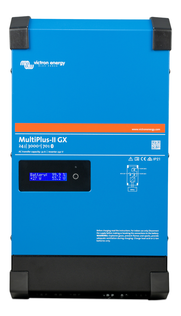 MultiPlus-II 24V 3kVA 70-32 230V GX (front) 