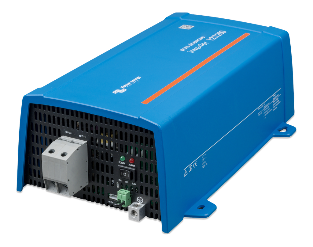 Inverter 12V 1200VA 120V VE.Direct NEMA GFCI (right) 