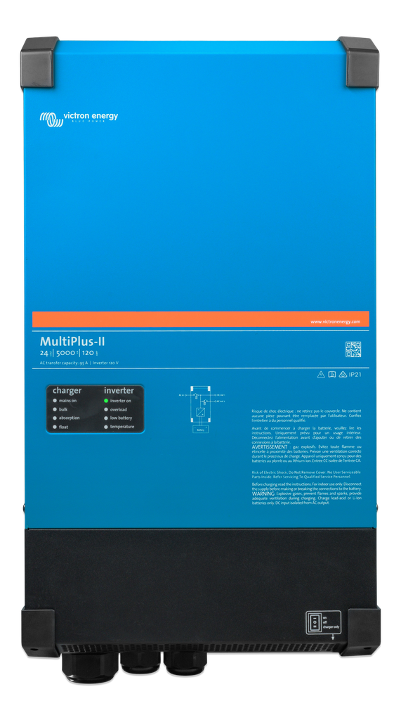 MultiPlus-II 24V 5kVA 120-95 120V (front) 
