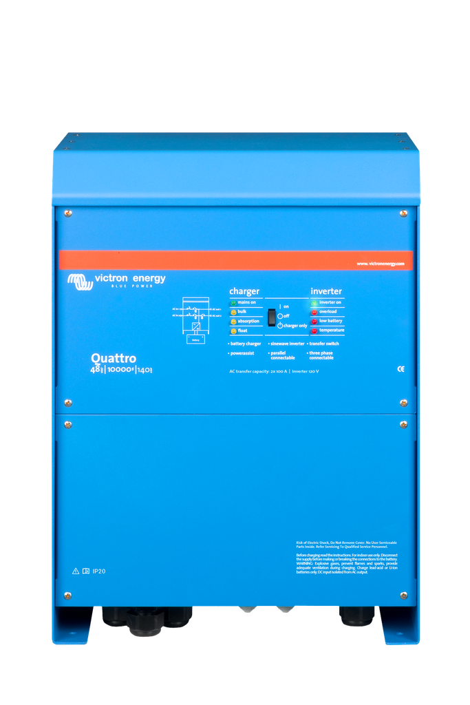 Quattro 48V 10000VA 140A 120V (front)