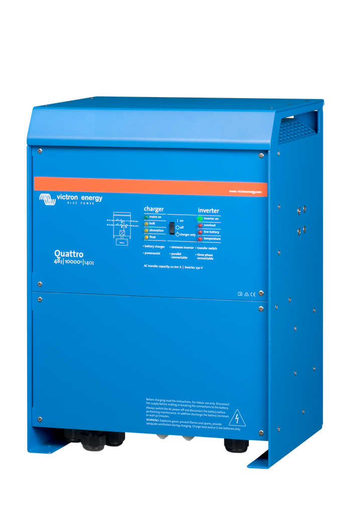 Quattro 48V 10000VA 140A 230V (left) 