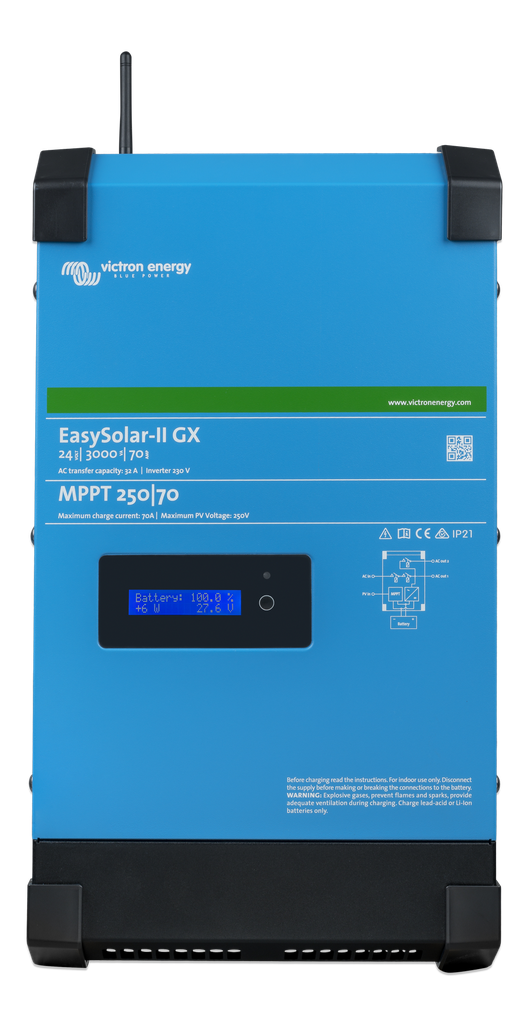 EasySolar-II GX 24V 3000VA (front) 