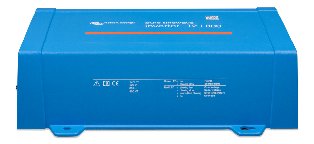 Inverter 12V 800VA 120V VE.Direct NEMA 5-15R (front) 