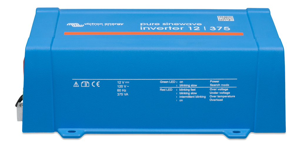 Inverter 12V 375VA 120V VE.Direct NEMA 5-15R (front) 