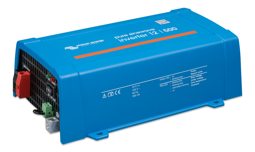 Inverter 12V 500VA 120V VE.Direct NEMA 5-15R 120V (right) 