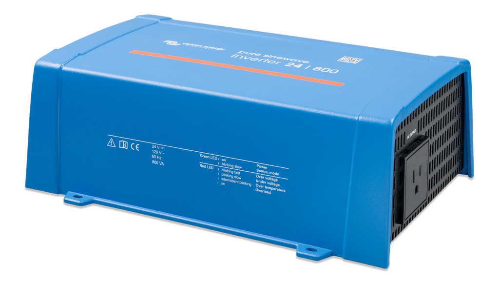 Inverter 24V 800VA 120V VE.Direct NEMA 5-15R (left) 