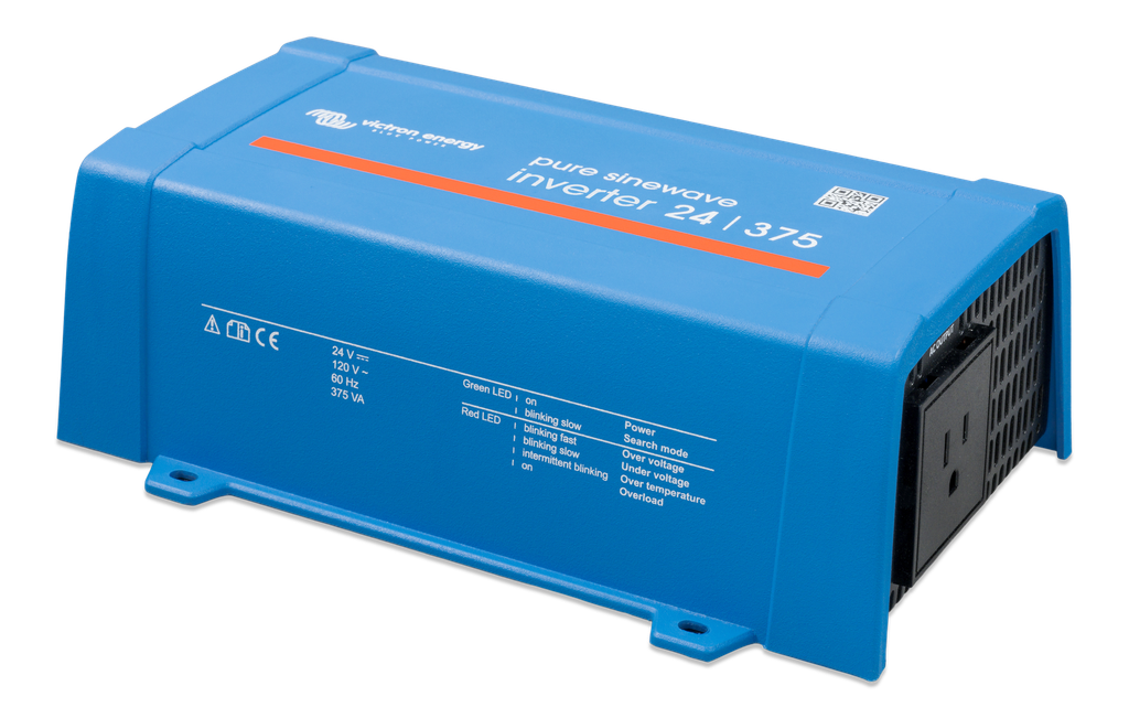 Inverter 24V 375VA 120V VE.Direct NEMA 5-15R (left) 