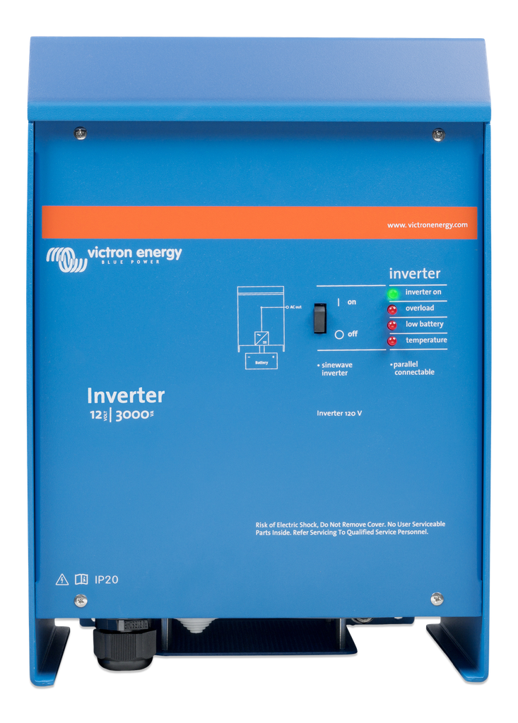 Inverter 12V 3000VA  120V VE BUS (front) 