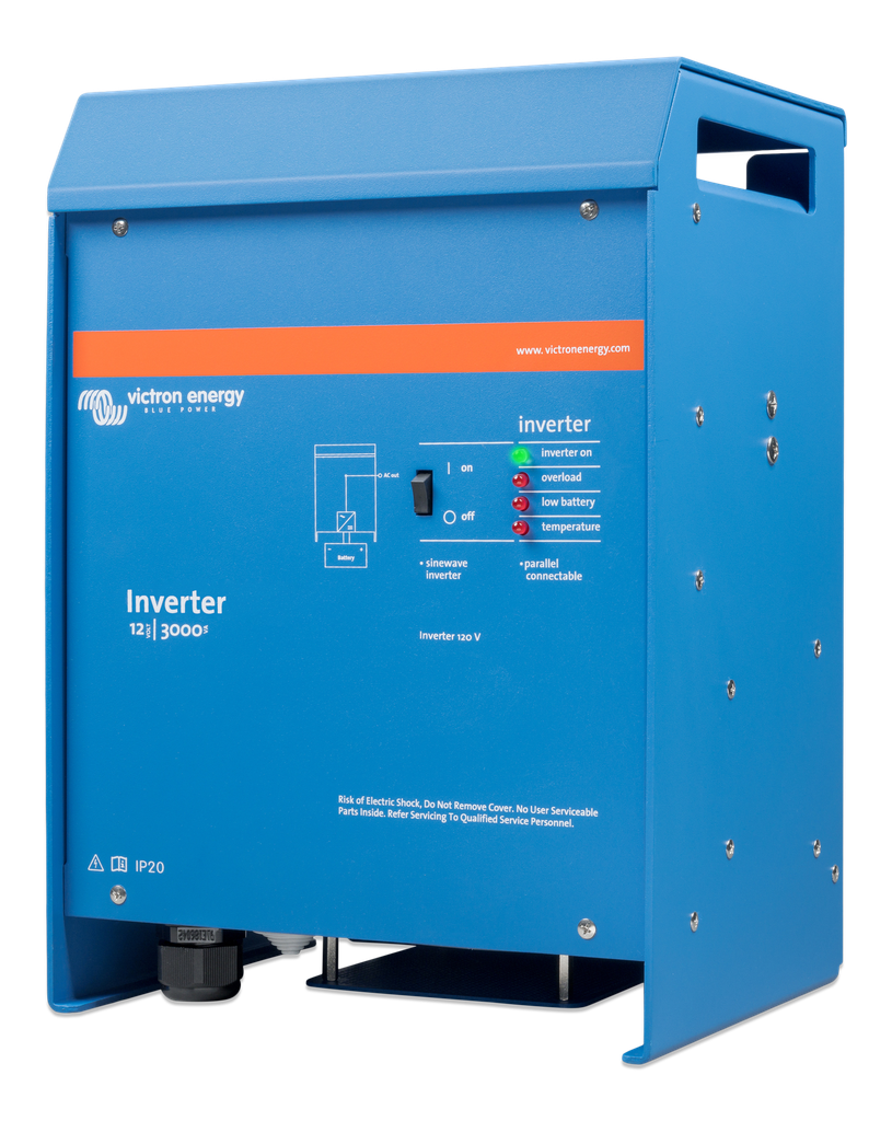 Inverter 12V 3000VA 120V VE BUS (left) 