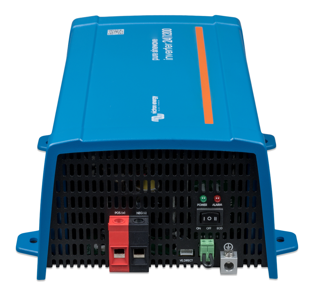 Inverter 24V 1200VA 120V VE.Direct NEMA GFCI (front) 