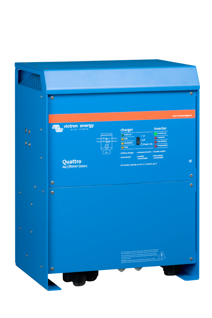 Quattro 24V 8000VA 200A 230V (right) 