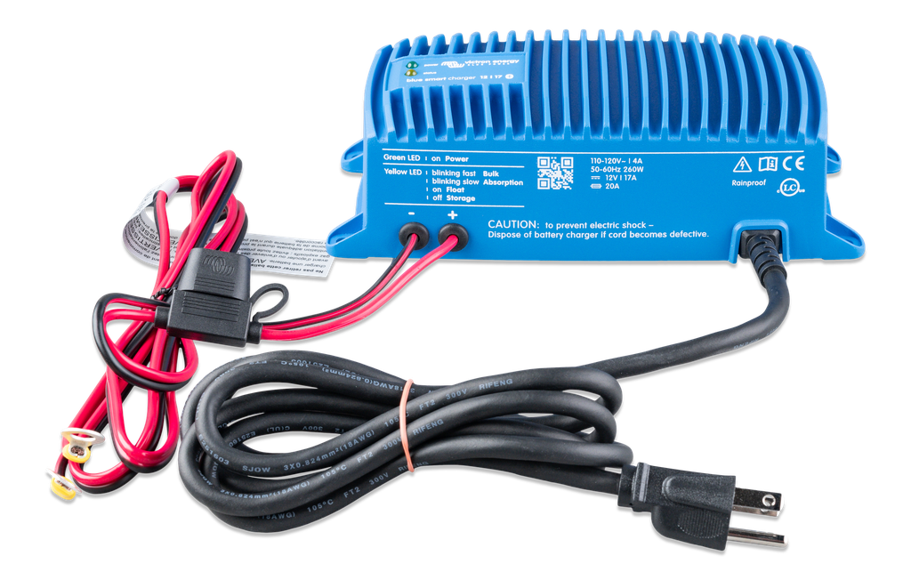 Blue Smart IP67 Charger 12/17(1) 120V NEMA 5-15 (front) 