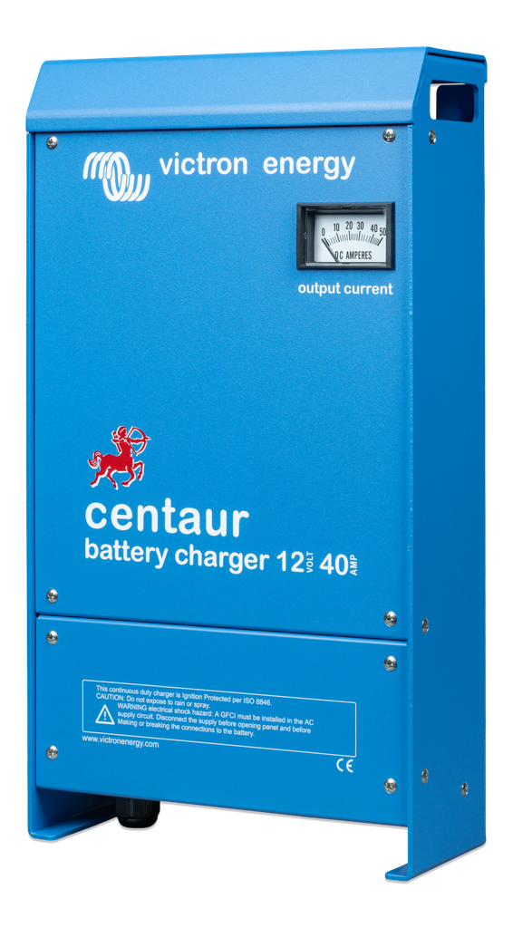 Centaur Charger 12V 40A (3) 120-240V (left) 