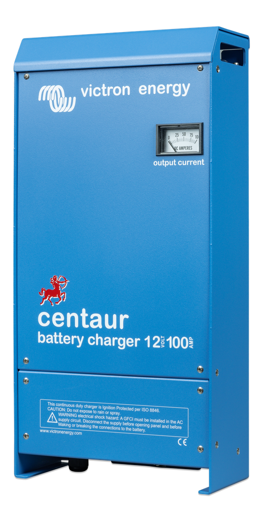 Centaur Charger 12V 100A (3) 120-240V (left) 