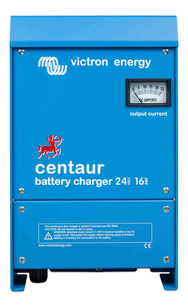 Centaur Charger 24V 16A (3) 120-240V (front) 