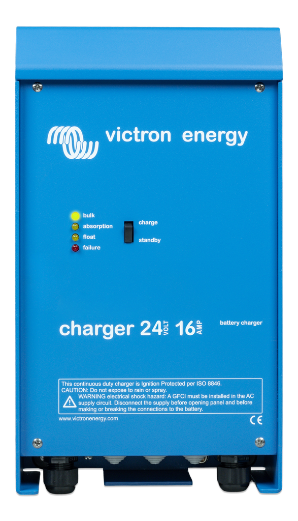 Charger 24/16 (2+1) 120-240V (front) 