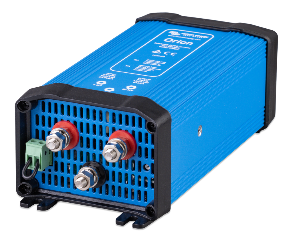 Orion 12/24-20 DC-DC converter IP20 (left) 