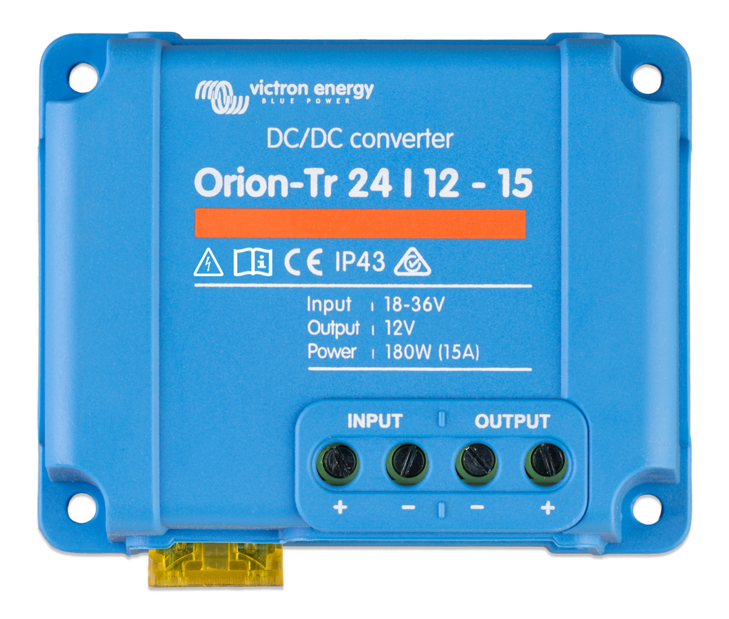 Orion-Tr 24/12-15 (180W) DC-DC converter (top) 
