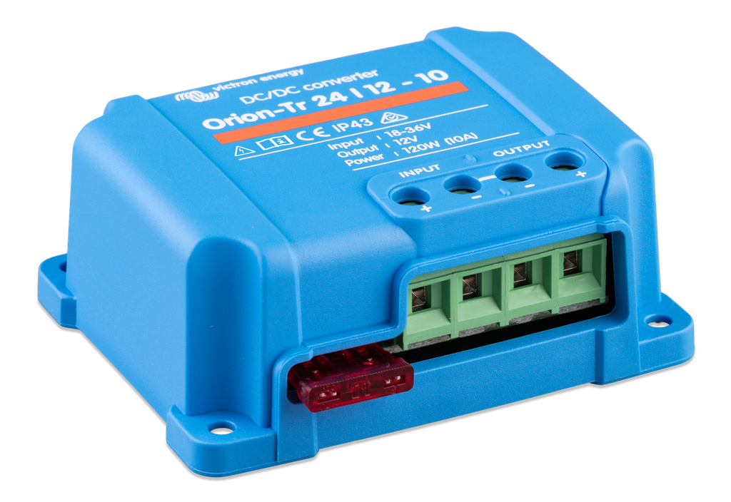 Orion-Tr 24/12-10 (120W) DC-DC converter (right) 