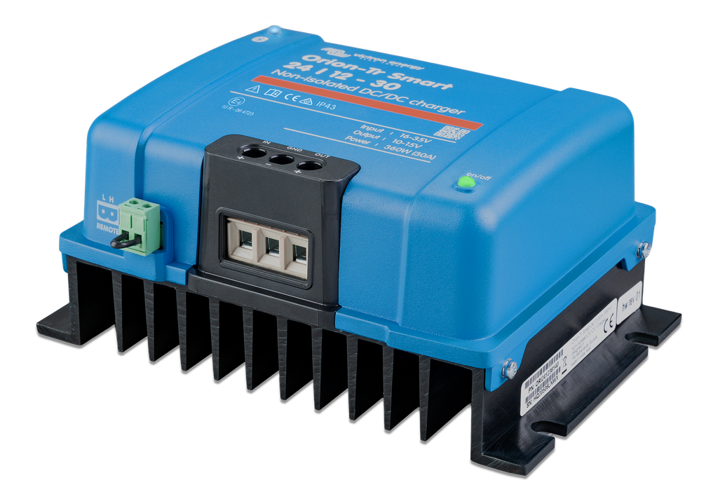 Orion-Tr Smart 24/12-30A (360W) Non-isolated (left) 