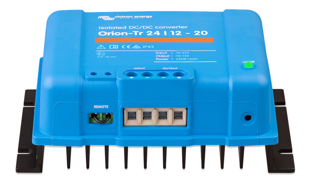 Orion-Tr 24/12-20A (240W) Isolated DC-DC converter (front) 