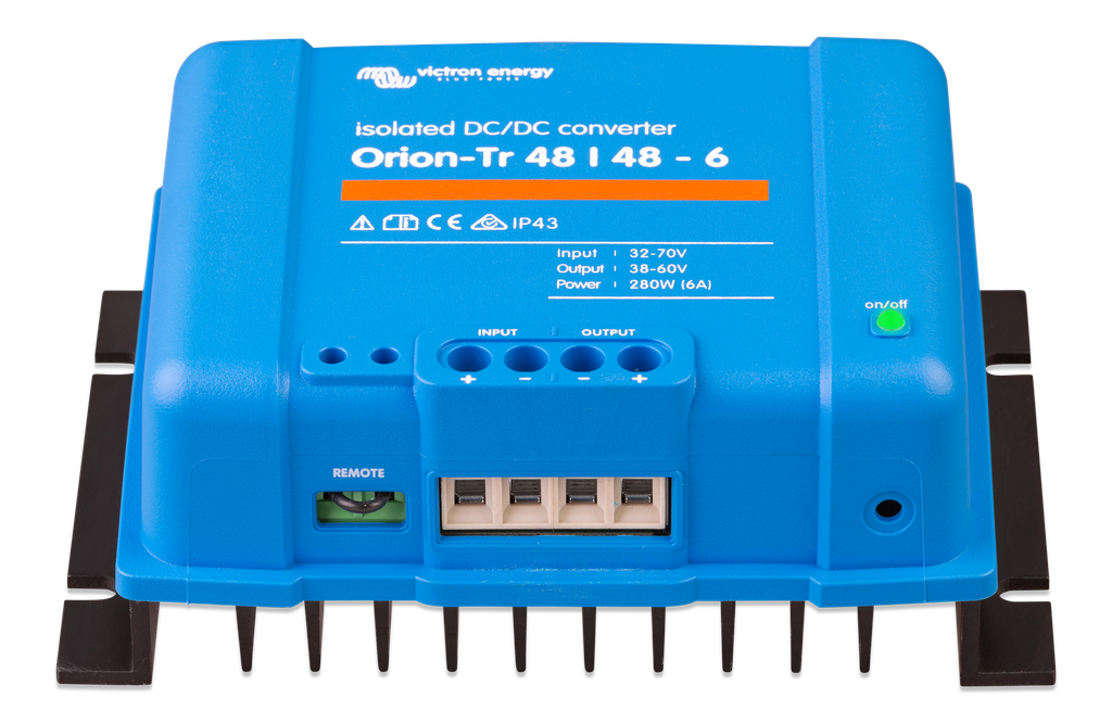 Orion-Tr 48/48-6A (280W) Isolated DC-DC converter (front2) 