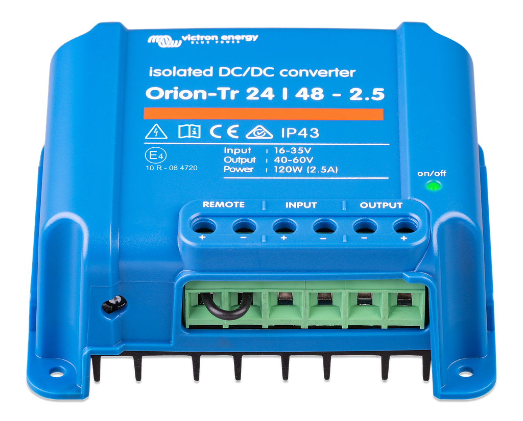 Orion-Tr 24/48-2,5A (120W) Isolated DC-DC converter (front) 