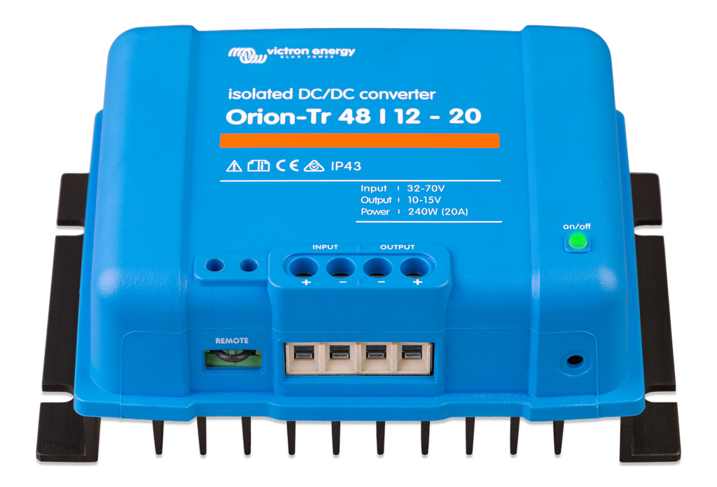 Orion-Tr 48/12-20A (240W) Isolated DC-DC converter (front2) 
