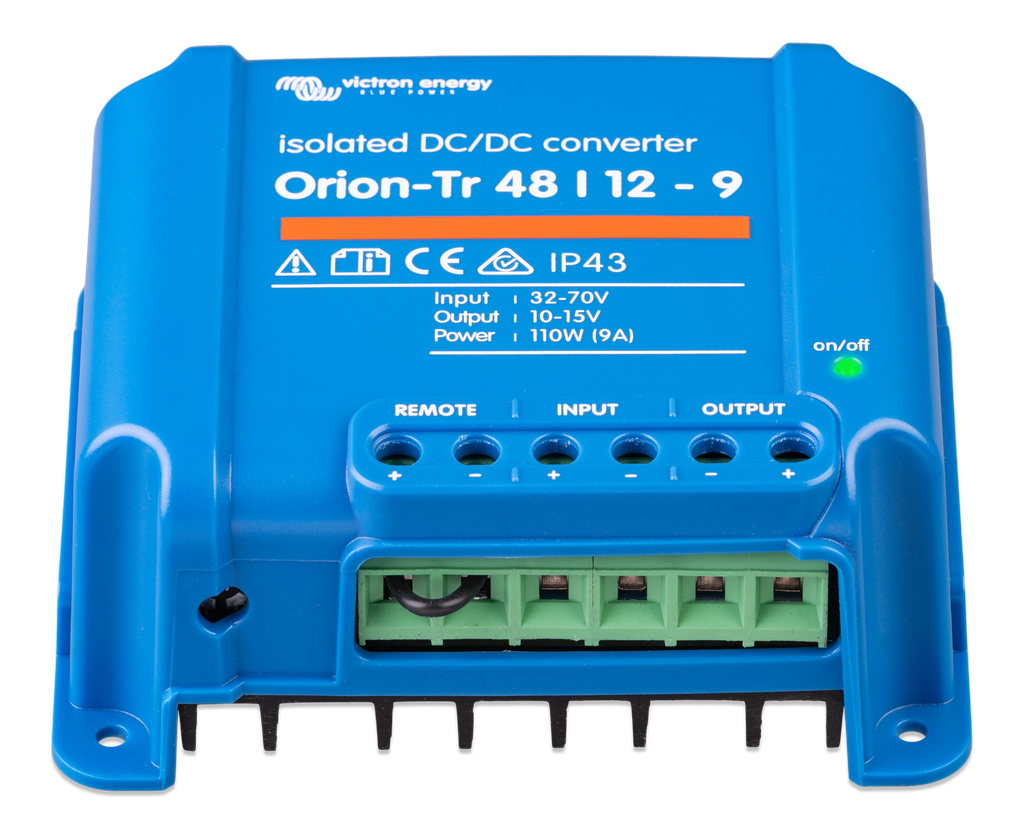 Orion-Tr 48/12-9A (110W) Isolated DC-DC converter (front) 