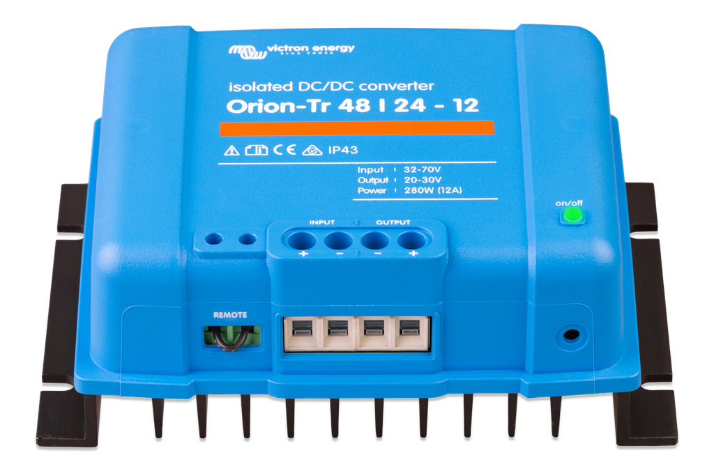 Orion-Tr 48/24-12A (280W) Isolated DC-DC converter (front2) 