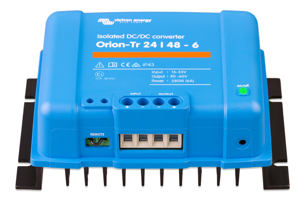 Orion-Tr 24/48-6A (280W) Isolated DC-DC converter (front2) 
