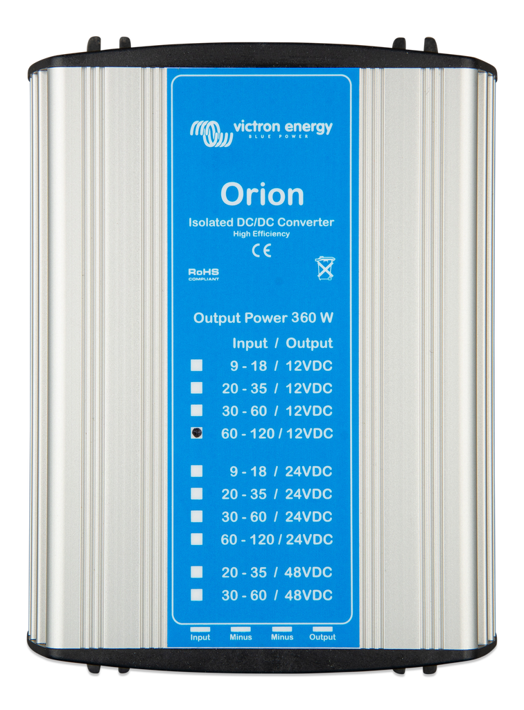 Orion 11012-30A (360W) Isolated DC-DC converter (top)