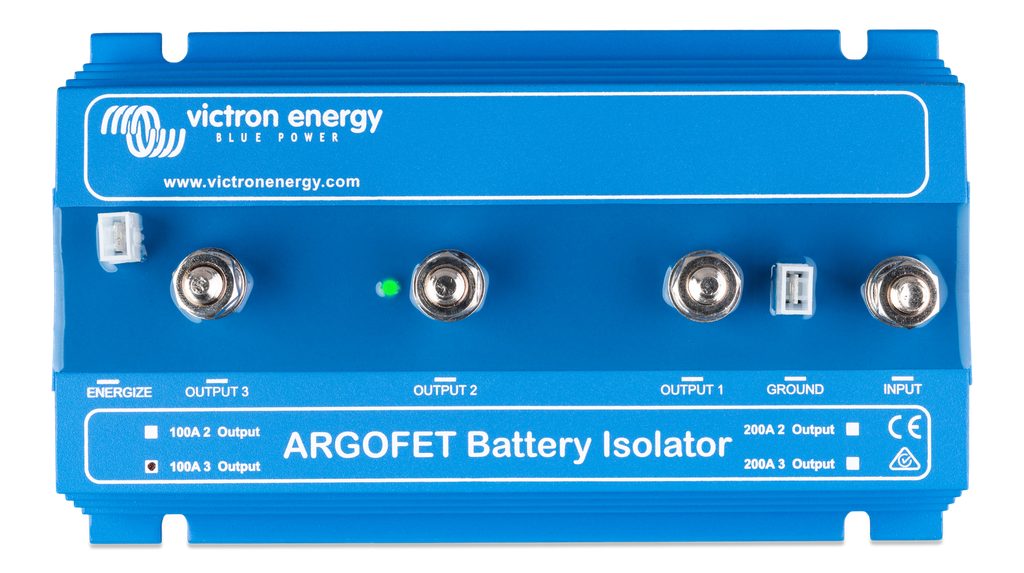 Argofet 100-3 Three batteries 100A (top) 