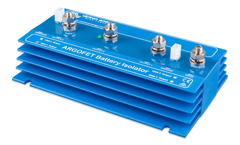 Argofet 100-3 Three batteries 100A (left) 