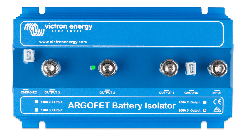 Argofet 200-3 Three batteries 200A (top) 