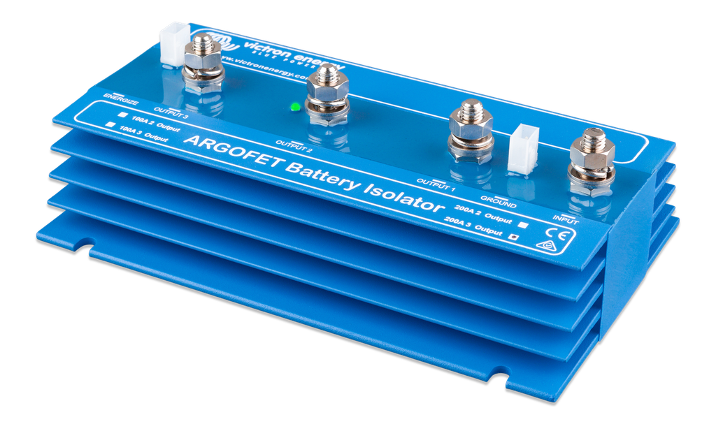 Argofet 200-3 Three batteries 200A (left) 