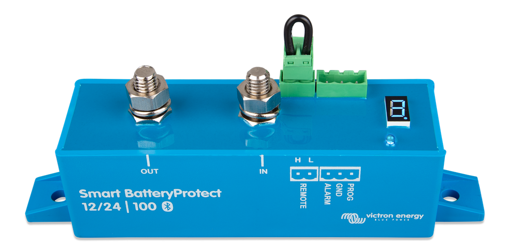Smart BatteryProtect 12/24V 100A (front-angle)