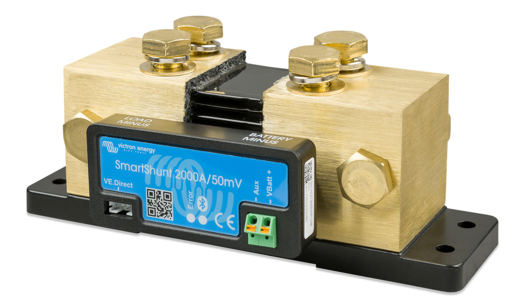 SmartShunt 2000A-50mV (left) 