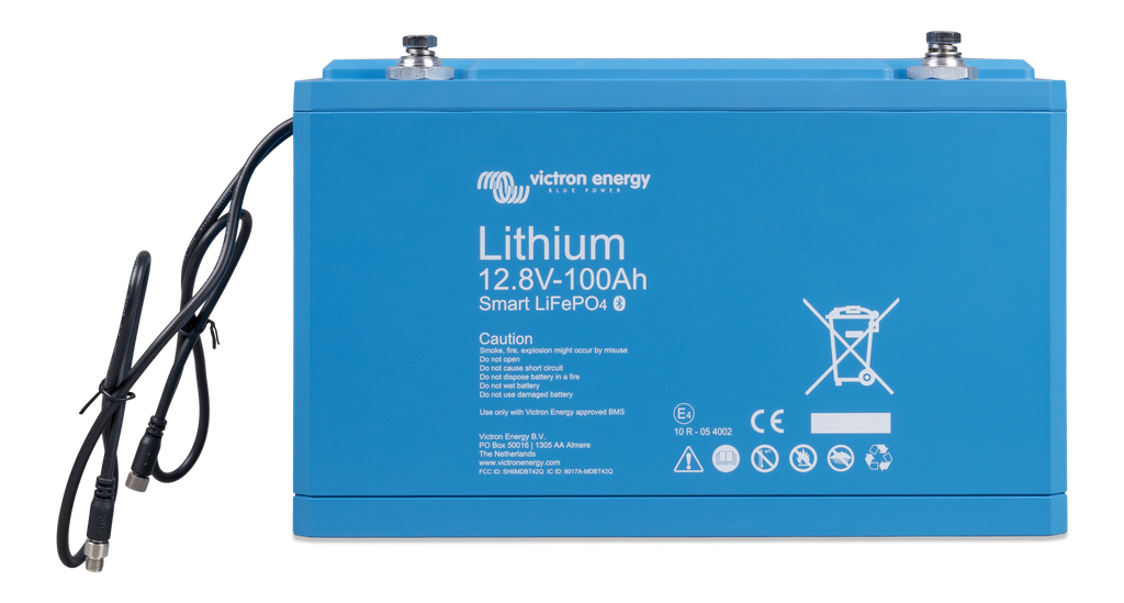 LiFePO4 Battery 12,8V 100Ah Smart (front) 