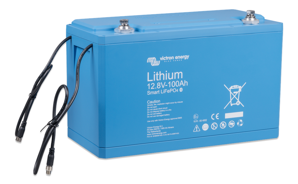LiFePO4 Battery 12,8V 100Ah Smart (right-top) 
