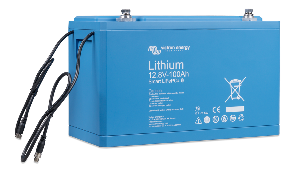 LiFePO4 Battery 12,8V-100Ah Smart (right) 