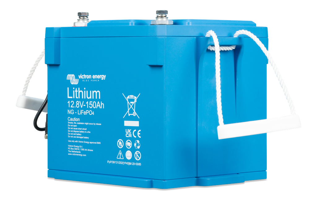 LiFePO4 Battery 12.8V 150Ah NG (left) 