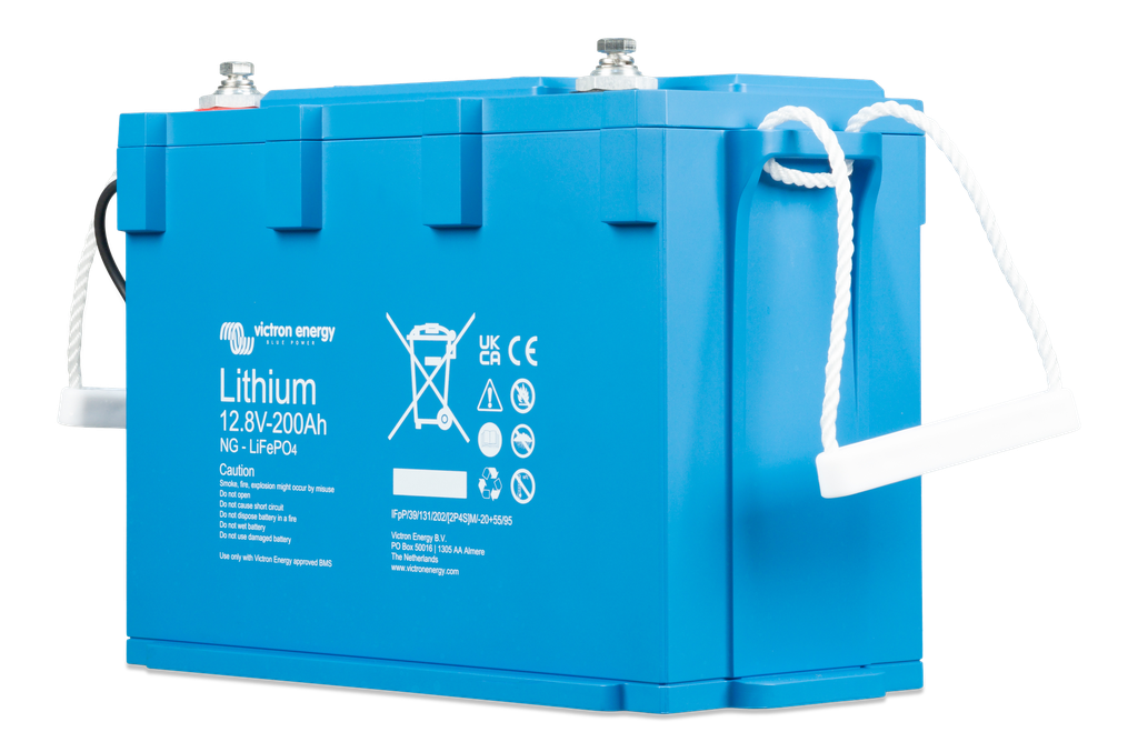 LiFePO4 Battery 12.8V 200Ah NG (left) 