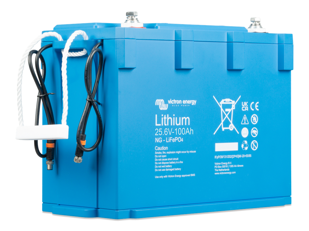 LiFePO4 Battery 25.6V 100Ah NG (right) 