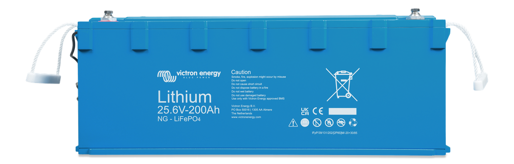 LiFePO4 Battery 25.6V 200Ah NG (front) 