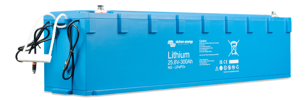 LiFePO4 Battery 25.6V 300Ah NG (right) 