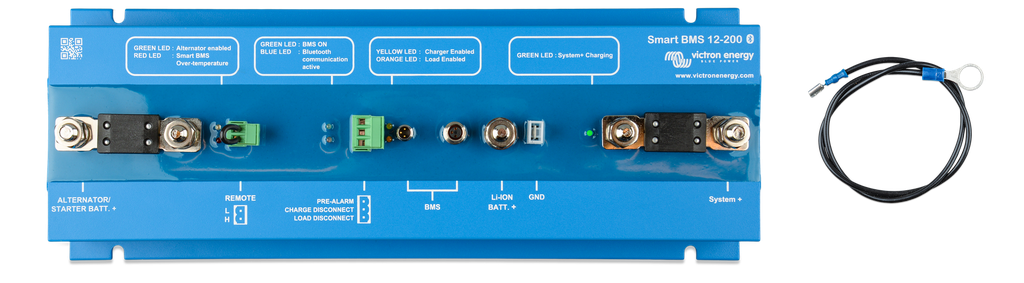 Smart BMS 12/200 (front-with cable) 