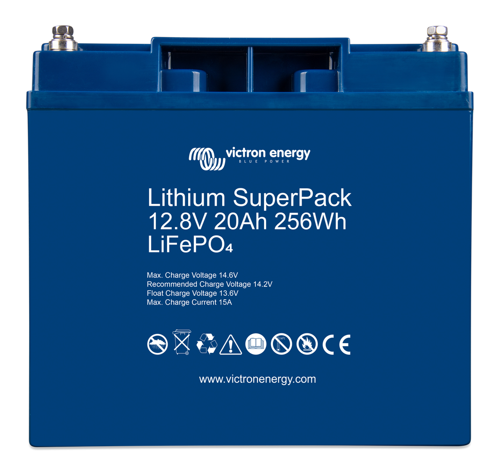 Lithium SuperPack 12,8V 20Ah 256Wh (front)